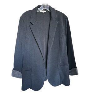 B Skies are Blue unstructured blazer size 1X black GUC D0081